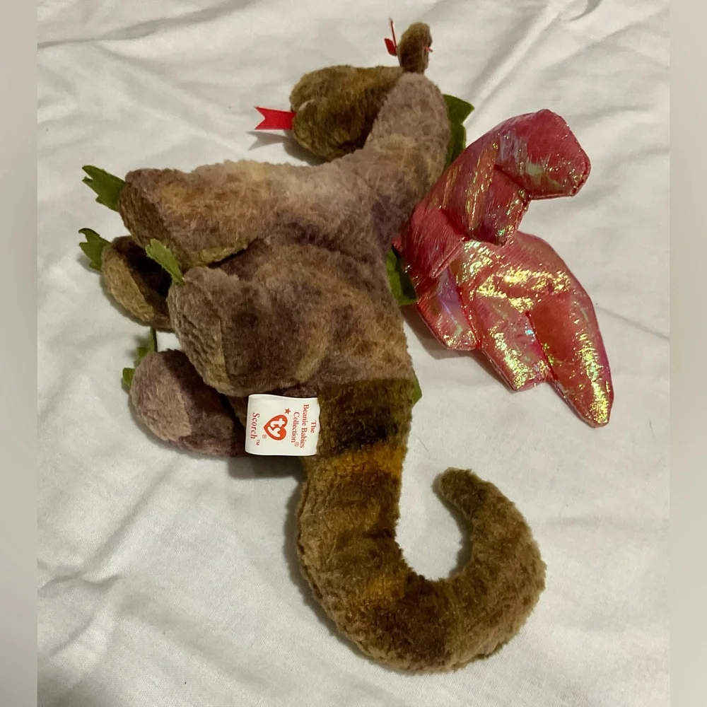 Ty Scorch dragon beanie baby